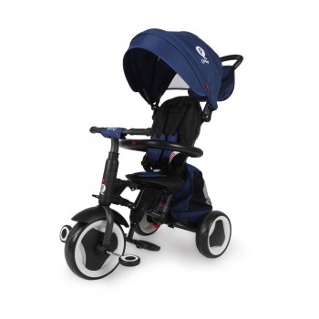 QPLAY Trojkolka Rito Plus Blue, 3v 1, vek 10-72 mesiacov