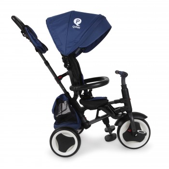 QPLAY Trojkolka Rito Plus Blue, 3v 1, vek 10-72 mesiacov