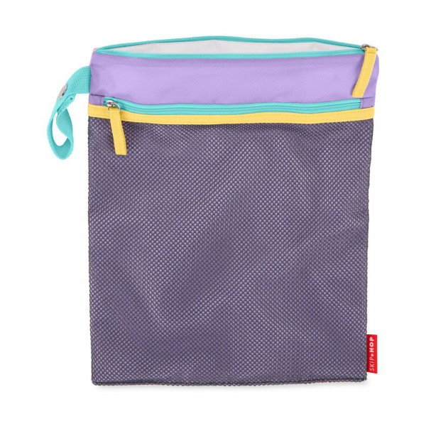 SKIP HOP Spark Style Vrecko nepremokavé fialovo-ružová 30 x 38 cm