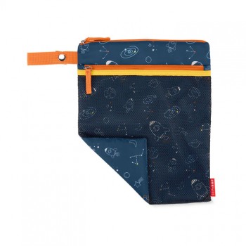 SKIP HOP Spark Style Vrecko nepremokavé Rocket 30 x 38 cm