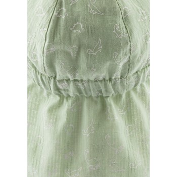 STERNTALER Čiapka so šiltom a ochranou krku na zaväzovanie s UV filtrom 30 zelená chlapec-41 cm-4-5 