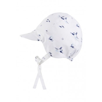 STERNTALER Čiapka so šiltom na zaväzovanie majáky chlapec-37 cm-2-3 m