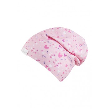 STERNTALER Čiapka s UV filtrom 50+ srdiečka dievča-47 cm-9-12 m