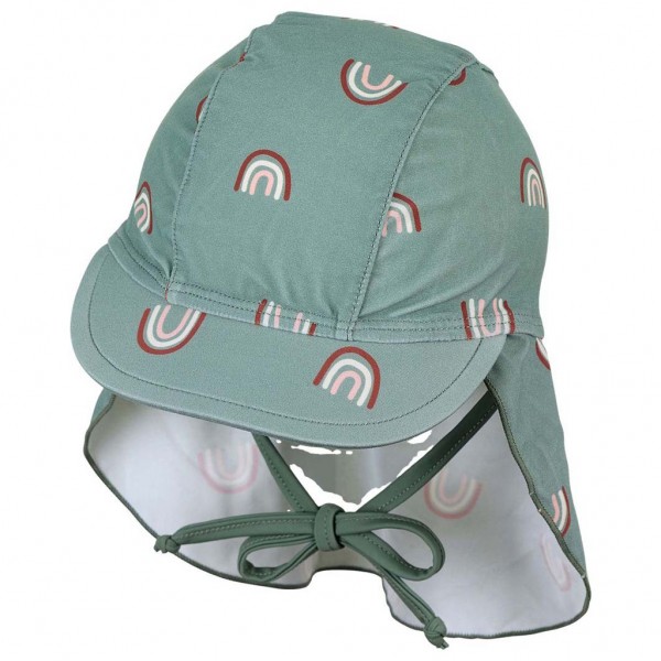 STERNTALER Šiltovka do vody s ochranou krku na zaväzovanie UV50+ zelená duha uni- 49 cm 12-18 m