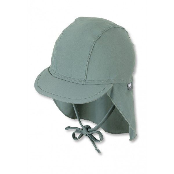 STERNTALER Šiltovka do vody s ochranou krku na zaväzovanie zelená uni- 47 cm 9-12 m