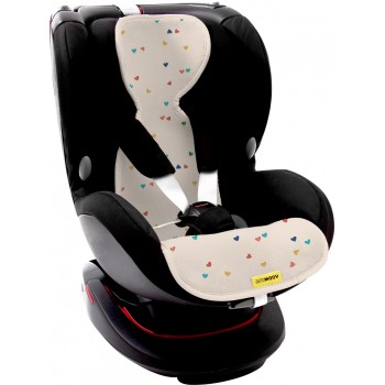AEROMOOV Vložka do autosedačky Confetti Hearts 9-18kg Limited