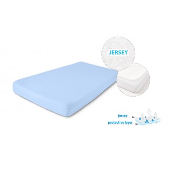 BABYMATEX Plachta nepremokavá Jersey 35x75 cm mätová