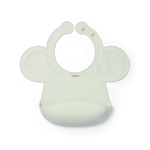 BABYONO Podbradník silikónový - Beige