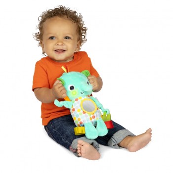 BRIGHT STARTS Hračka s melódiou na C krúžku slon Huggin' Lights ™0m+
