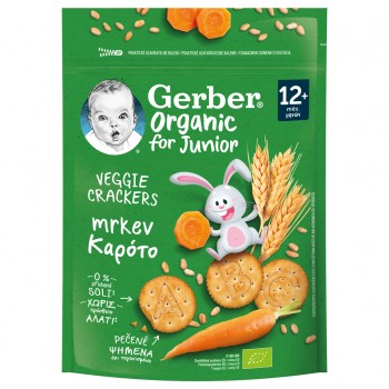 GERBER Krekry s mrkvou Organic 100 g