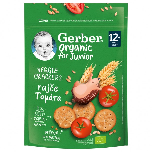 GERBER Krekry s rajčinami Organic 100 g