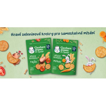GERBER Krekry s rajčinami Organic 100 g