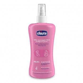 CHICCO Olej masážny pred a po pôrode 4v1, 200ml