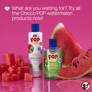 CHICCO Šampón a kondicionér Pop Comby Watermelon 250ml