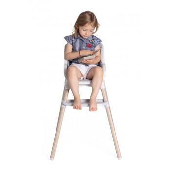 CHICCO Stolička jedálenská Zest Plus - Wooden Grey