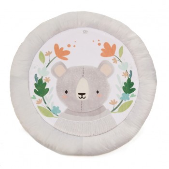 KINDERKRAFT Deka hracia s hrazdičkou Cozyplay Light Grey