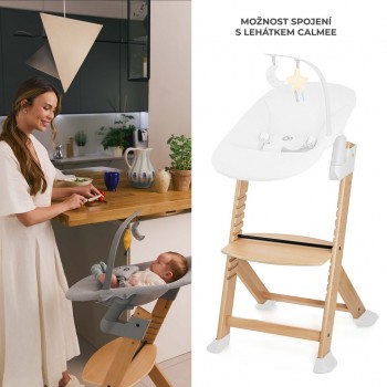KINDERKRAFT Stolička jedálenská Enock Brown
