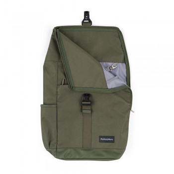 PETITE&MARS Batoh prebaľovací na kočík Jackob Military Green