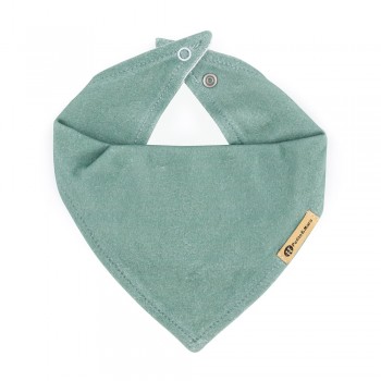 PETITE&MARS Podbradník bandana Luke 2 ks Beige Kiwis&Misty Green 3m+
