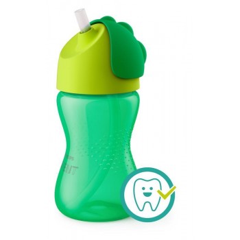 Philips AVENT Hrnček 300 ml Bendy s ohybnou slamkou chlapec+darček PETITE&MARS Miska 6m+