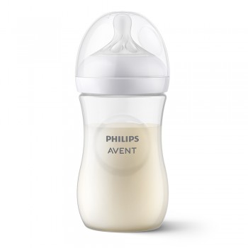 Philips AVENT Fľaša Natural Response 260 ml, 1m+darček PETITE&MARS Miska 6m+