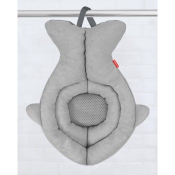 SKIP HOP Podložka do kúpeľa froté Moby Grey 0-6m