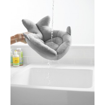 SKIP HOP Podložka do kúpeľa froté Moby Grey 0-6m