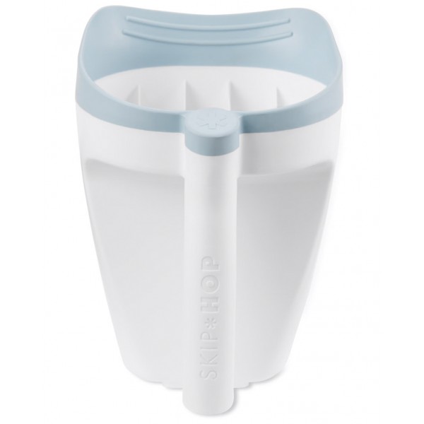 SKIP HOP Pohár na oplachovanie šampónu Wave - biely
