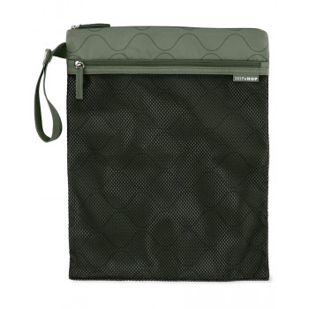 SKIP HOP Vrecko nepremokavé Grab & go Dark sage 30 x 38 cm
