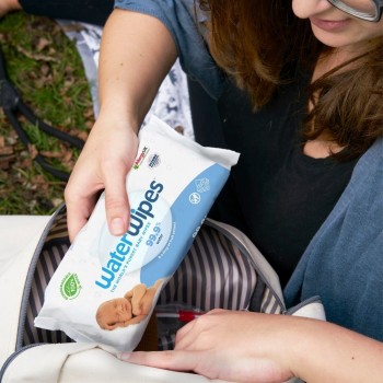 WATERWIPES Obrúsky vlhčené bez obsahu plastov 60 ks