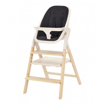 Carrello ERGO CRL-16701-lehátko, detská stolička, prídavná stolička a učiaca veža Obsidian Black