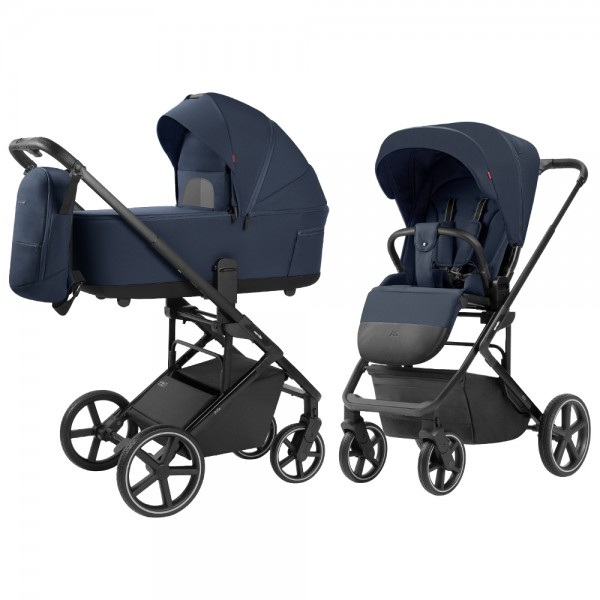 Baby stroller 2in1 CARRELLO Alfa CRL-6522 Denim Blue