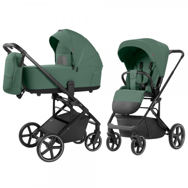Baby stroller 2in1 CARRELLO Alfa CRL-6522 Meadow Green