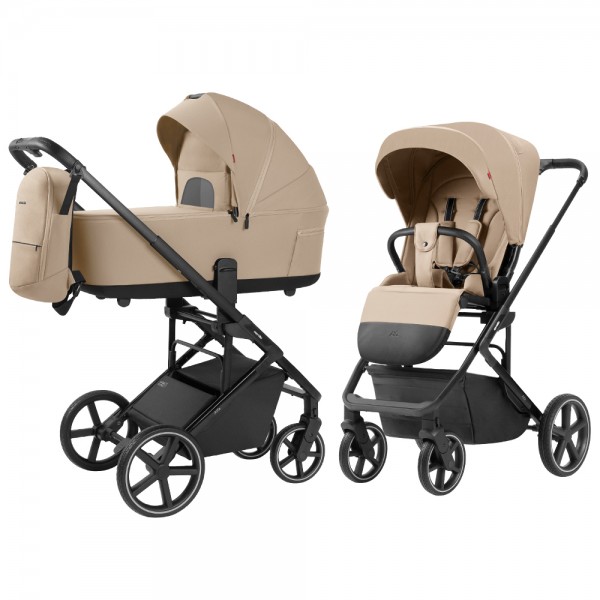 Baby stroller 2in1 CARRELLO Alfa CRL-6522 Natural Beige