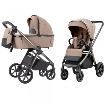 Baby stroller 2in1 CARRELLO Omega CRL-6530/1 2025 Fantastic Beige