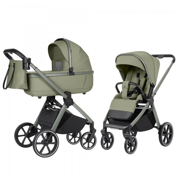 Baby stroller 2in1 CARRELLO Omega CRL-6531 Tropical Green