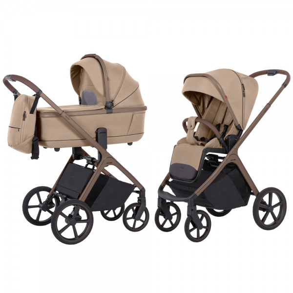 Baby stroller 2w1 CARRELLO Vector CRL-6550 2025 Foam Beige