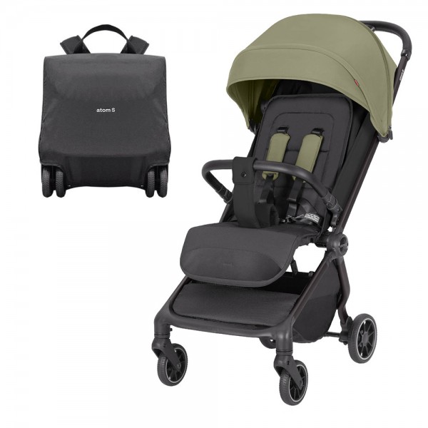 Baby stroller CARRELLO Atom S CRL-5526 Antique Green
