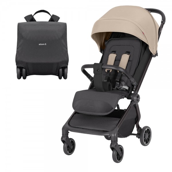 Baby stroller CARRELLO Atom S CRL-5526 Ceramic Beige