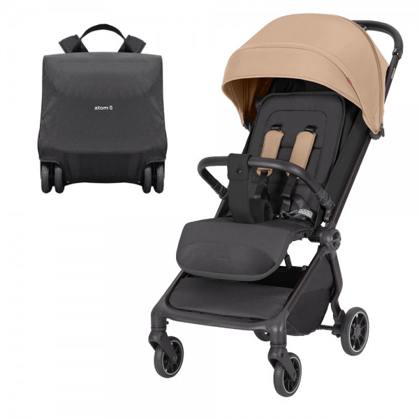 Baby stroller CARRELLO Atom S CRL-5526 Down Beige