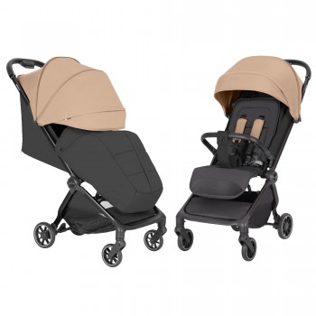 Baby stroller CARRELLO Atom S CRL-5526 Down Beige