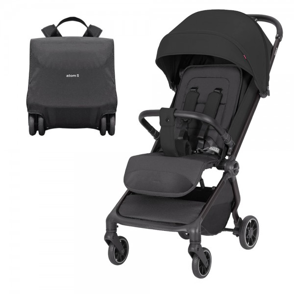 Baby stroller CARRELLO Atom S CRL-5526 Storm Black