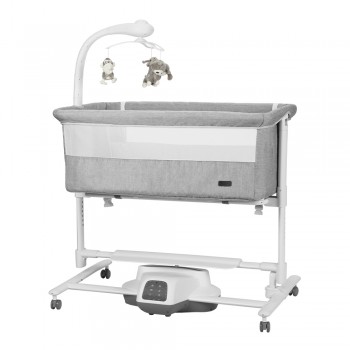 Postieľka a hojdačka Carrello Bloom CRL-10304 Anchor Grey