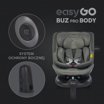 Fotelik samochodowy EasyGo Buz Pro Body Greener 