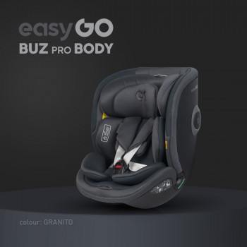 Autosedačka EasyGo Buz Pro Body Granito od 40-150 cm