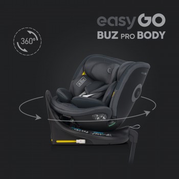 Autosedačka EasyGo Buz Pro Body Granito od 40-150 cm