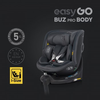 Autosedačka EasyGo Buz Pro Body Granito od 40-150 cm