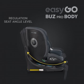 Autosedačka EasyGo Buz Pro Body Granito od 40-150 cm