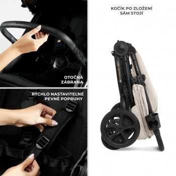 KINDERKRAFT Kočík športový Mitzy Dune Whisper Bizuu