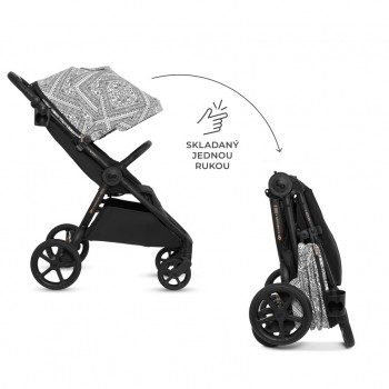 KINDERKRAFT Kočík športový Mitzy Lunar Black Bizuu